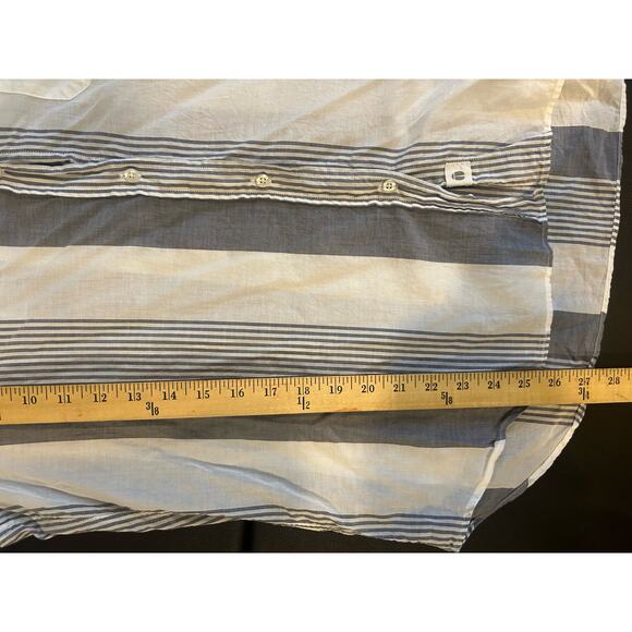 Grayson The Hero Striped Button Down Shirt Size XL Classic Striped Long Sleeve - Picture 8 of 8